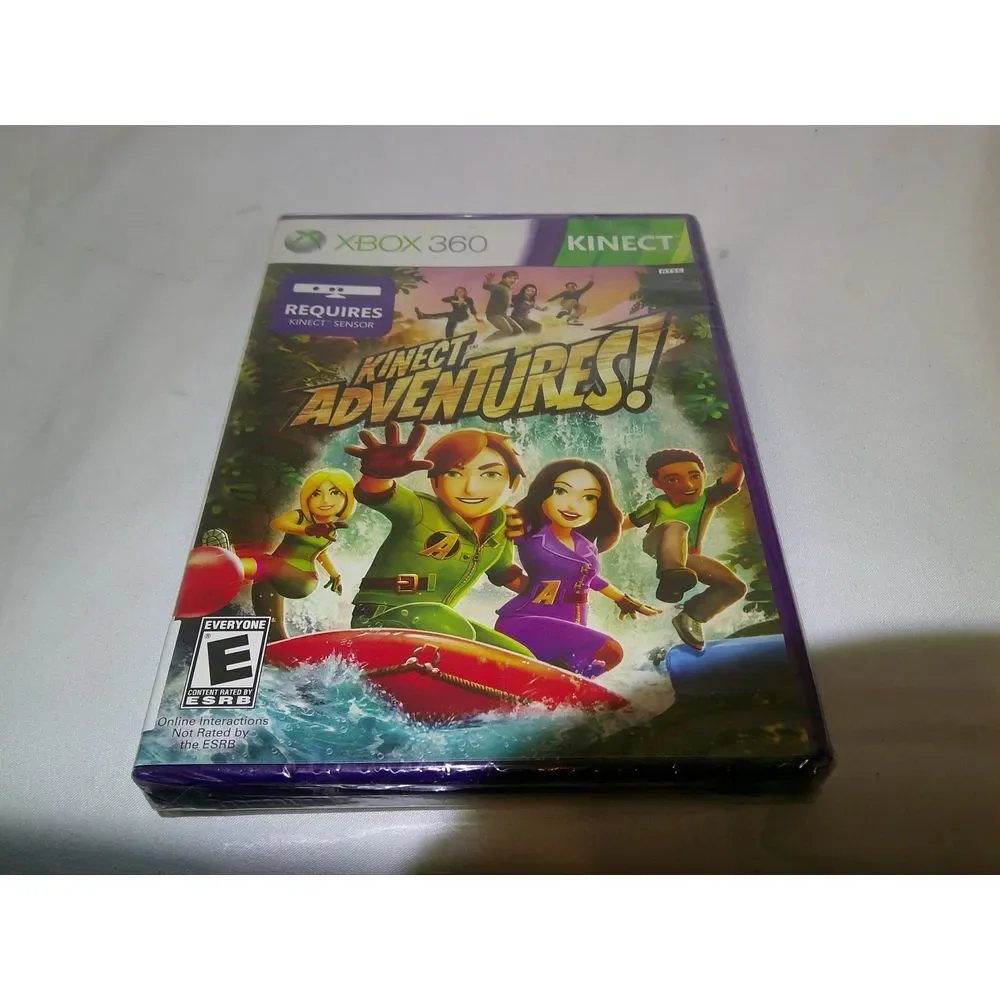 Xbox 360 Kinect Adventures Game - New‎ Sealed Family Motion Gaming Entertainment