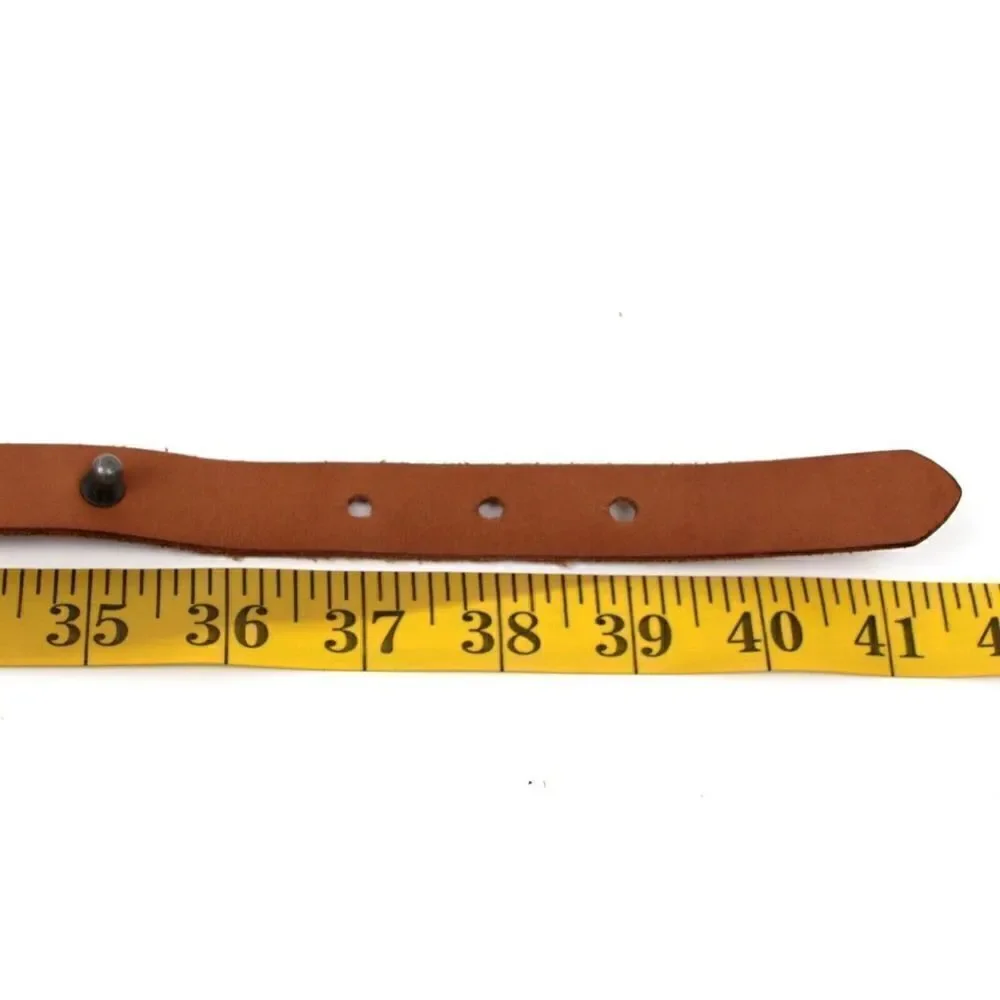 Old Navy TAN BROWN GENUINE LEATHER 3/4