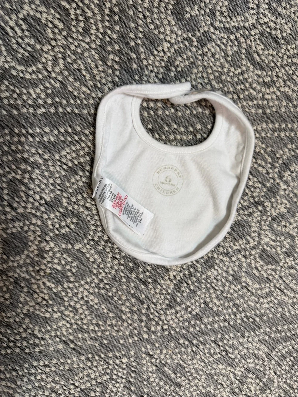 Burberry baby bib