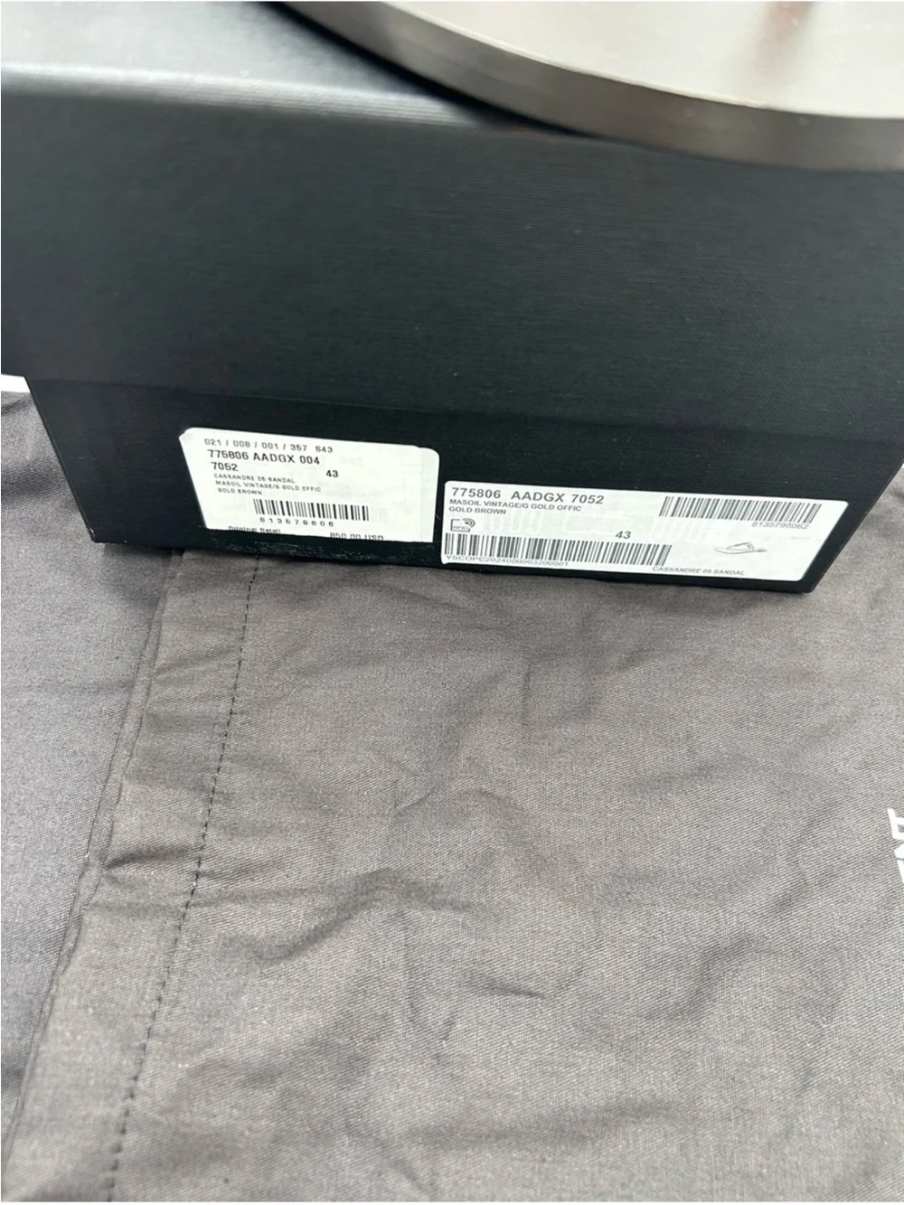 Saint Laurent brown leather