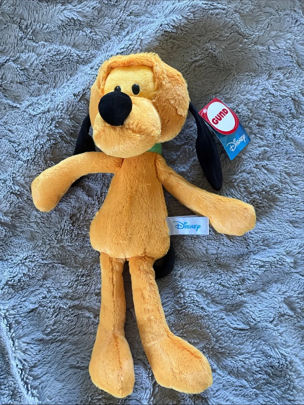 GUND x Disney Pluto Plush Dog Toy with Black Ears