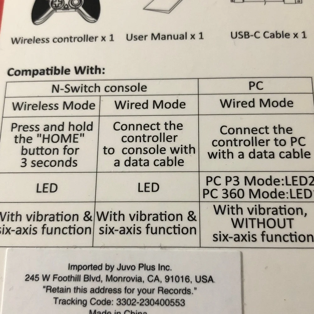 Insten wireless controller