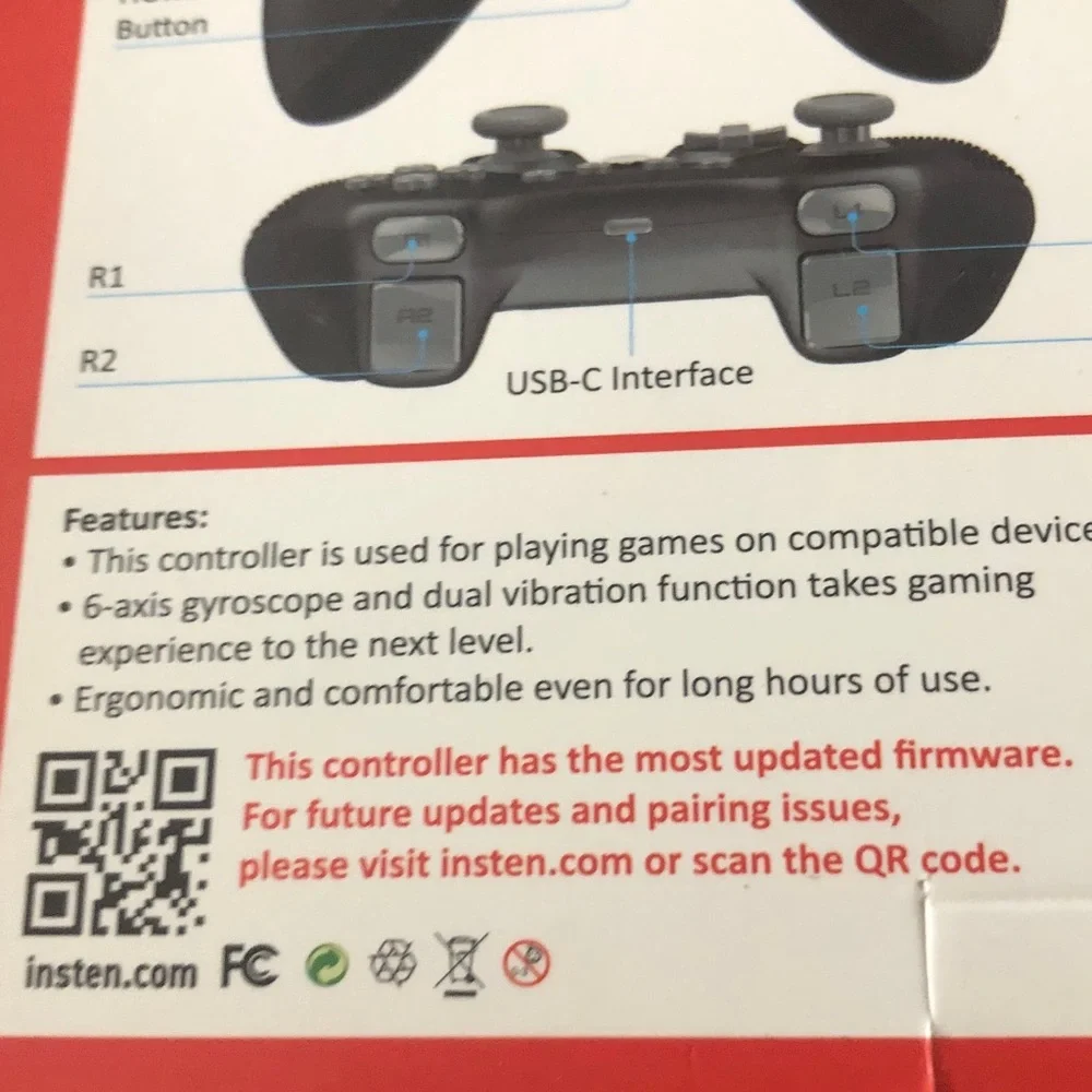 Insten wireless controller