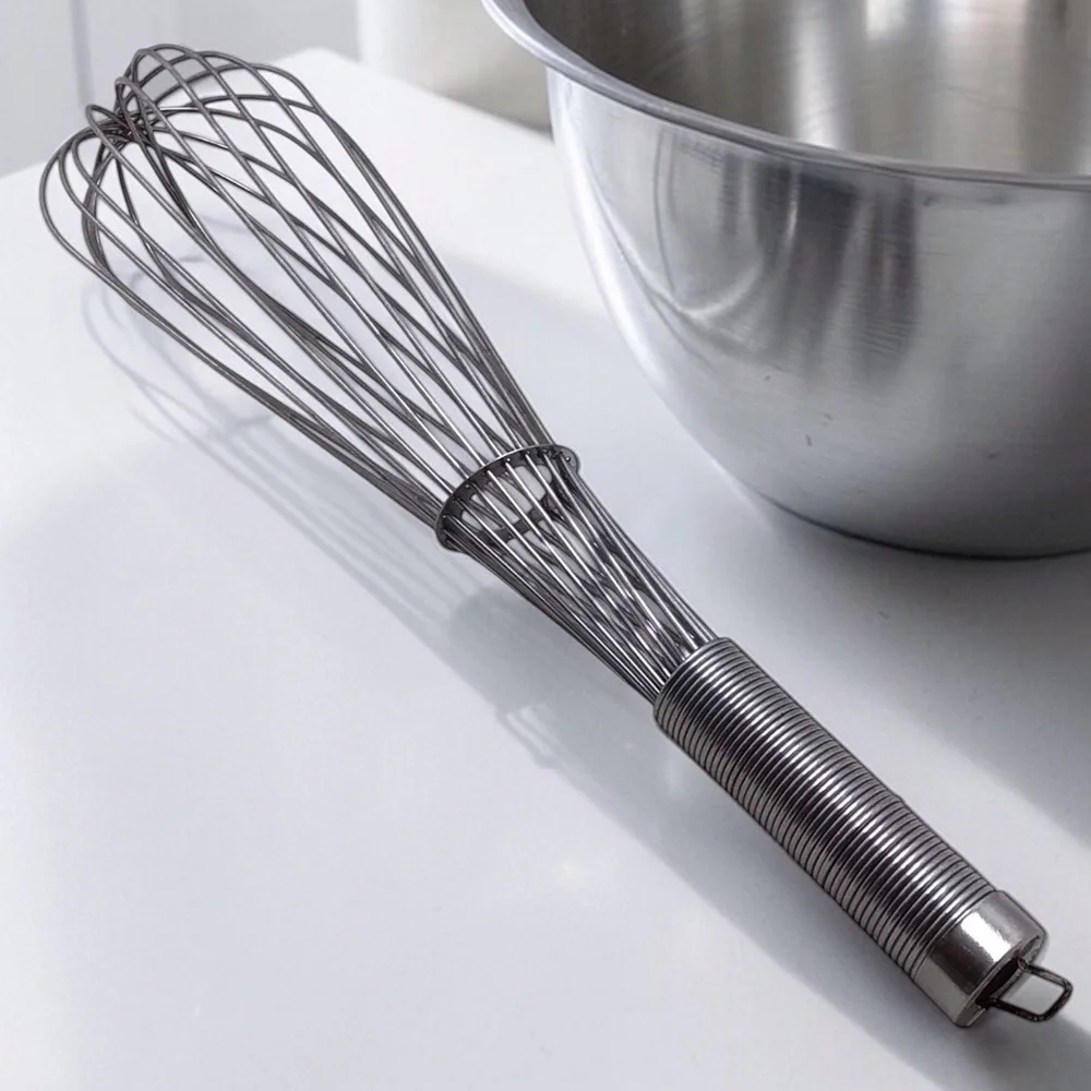 Stainless Steel Balloon Whisk 12” Kitchen Baking Utensil.