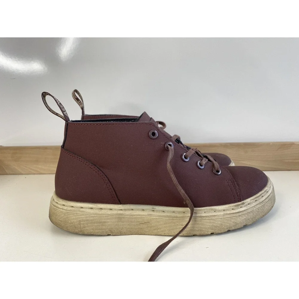 Dr Doc Martens Leather Chukka Boots Baynes Ajax Oxblood Shoes / US 8 EU 39‎