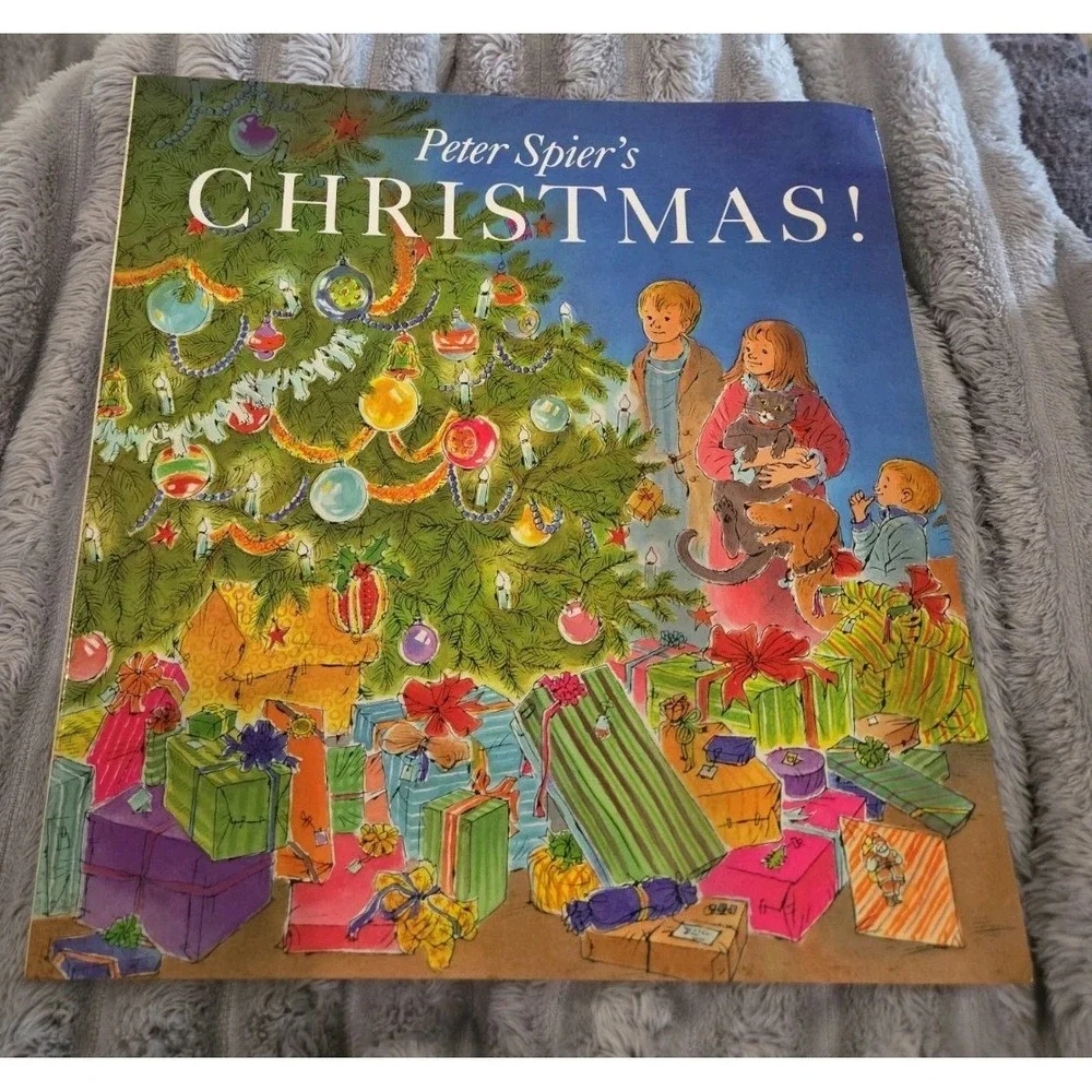 Peter Spier's CHRISTMAS!, 1983 paperback, EUC!!