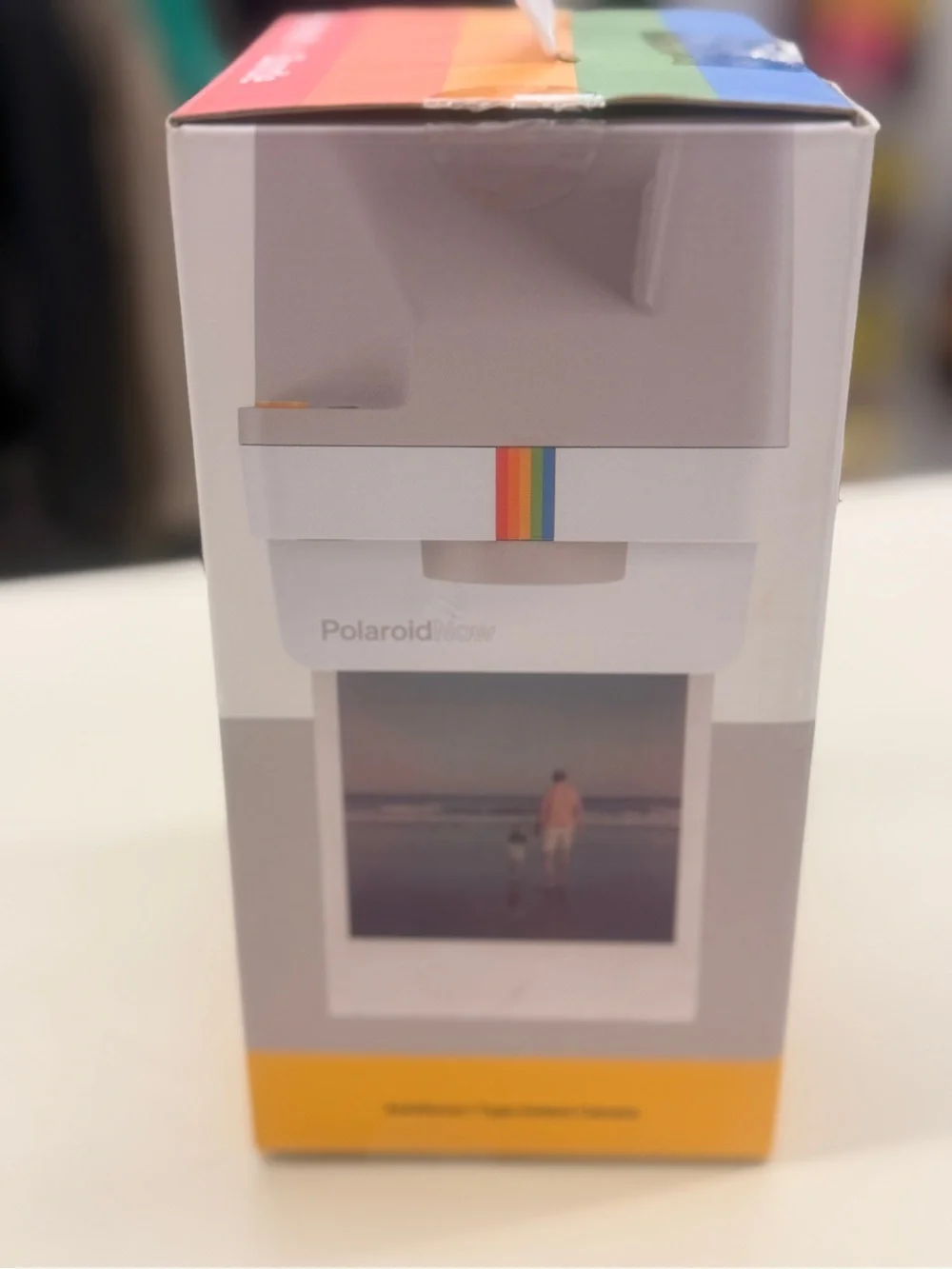 Polaroid white instant