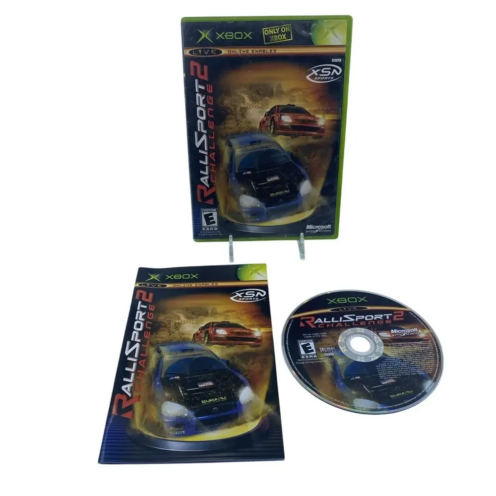 RalliSport Challenge 1 & 2 + Pro Race Driver Xbox All CIB Tested Bundle