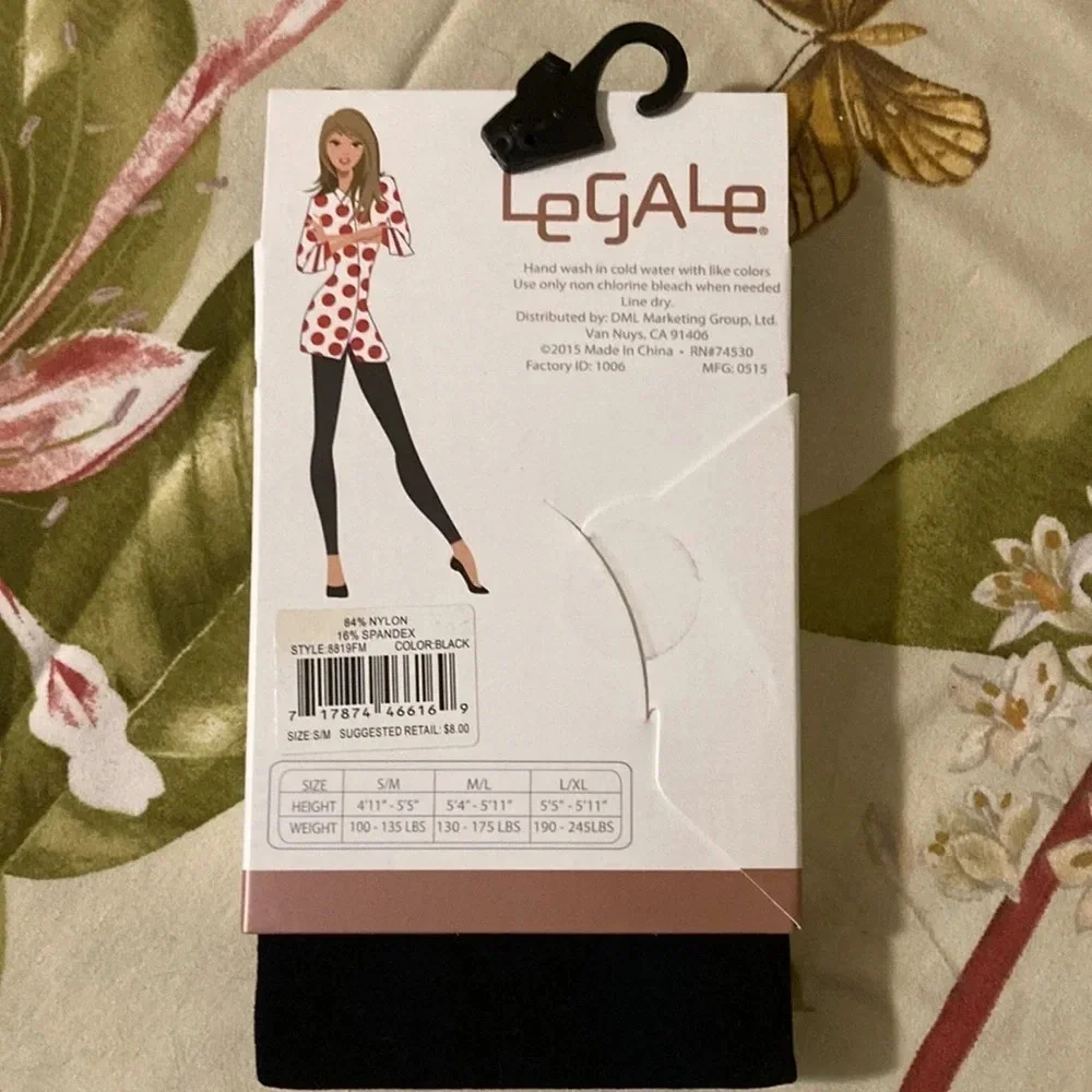 Legale new sizing