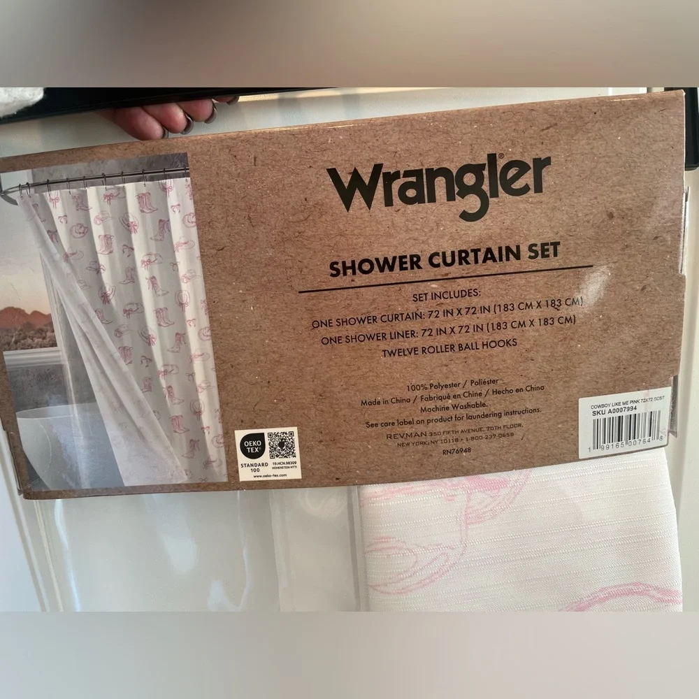 Wrangler shower curtain