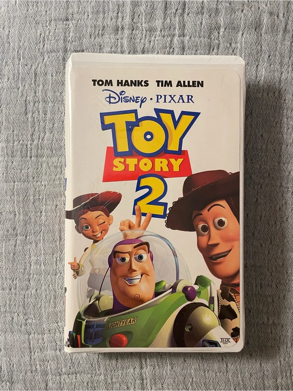 Disney Toy Story 2 VHS Case White with Multicolor Logo