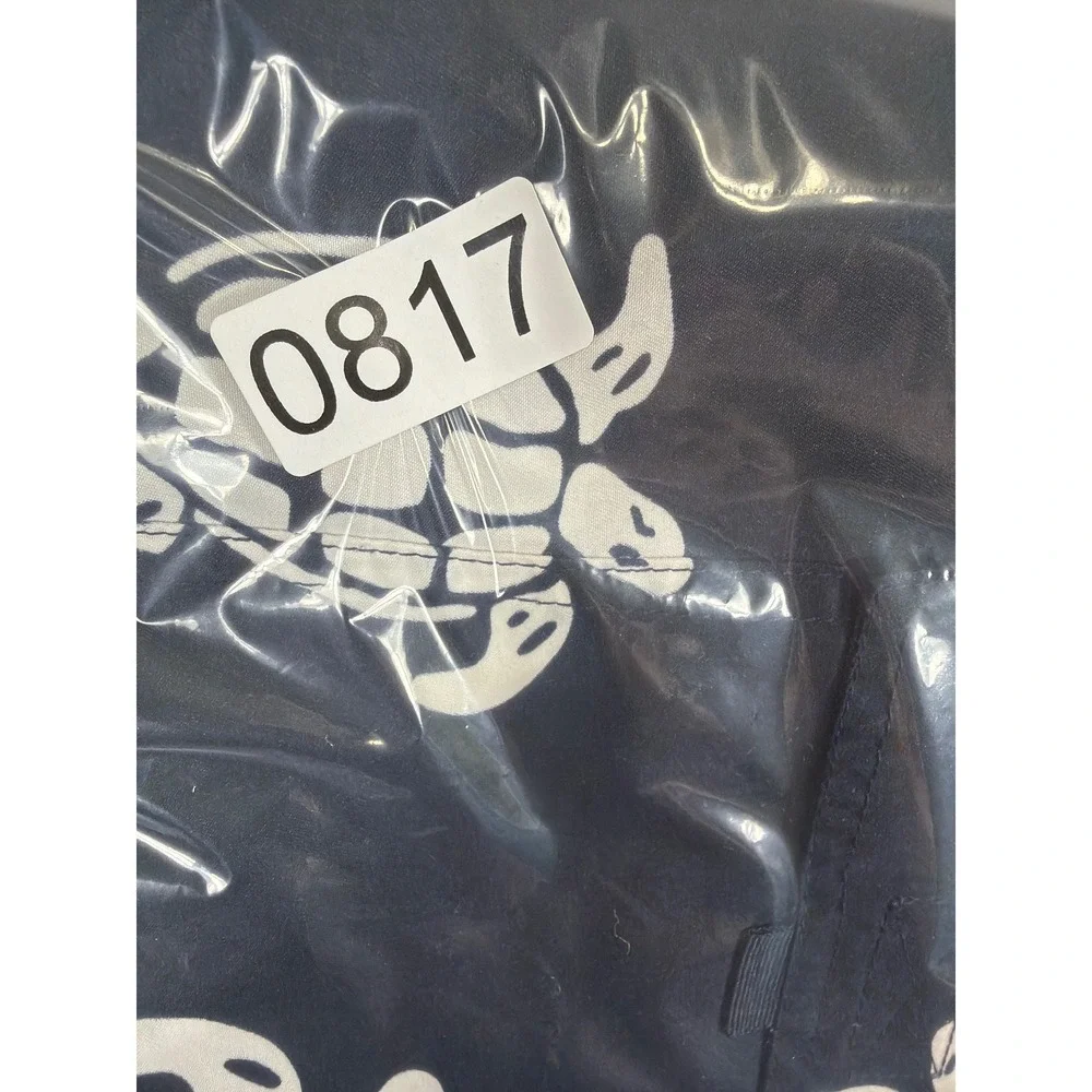 Kirkland Signature Mens Navy Blue Sea Turtle Print Swim Trunks Size Medium 0817