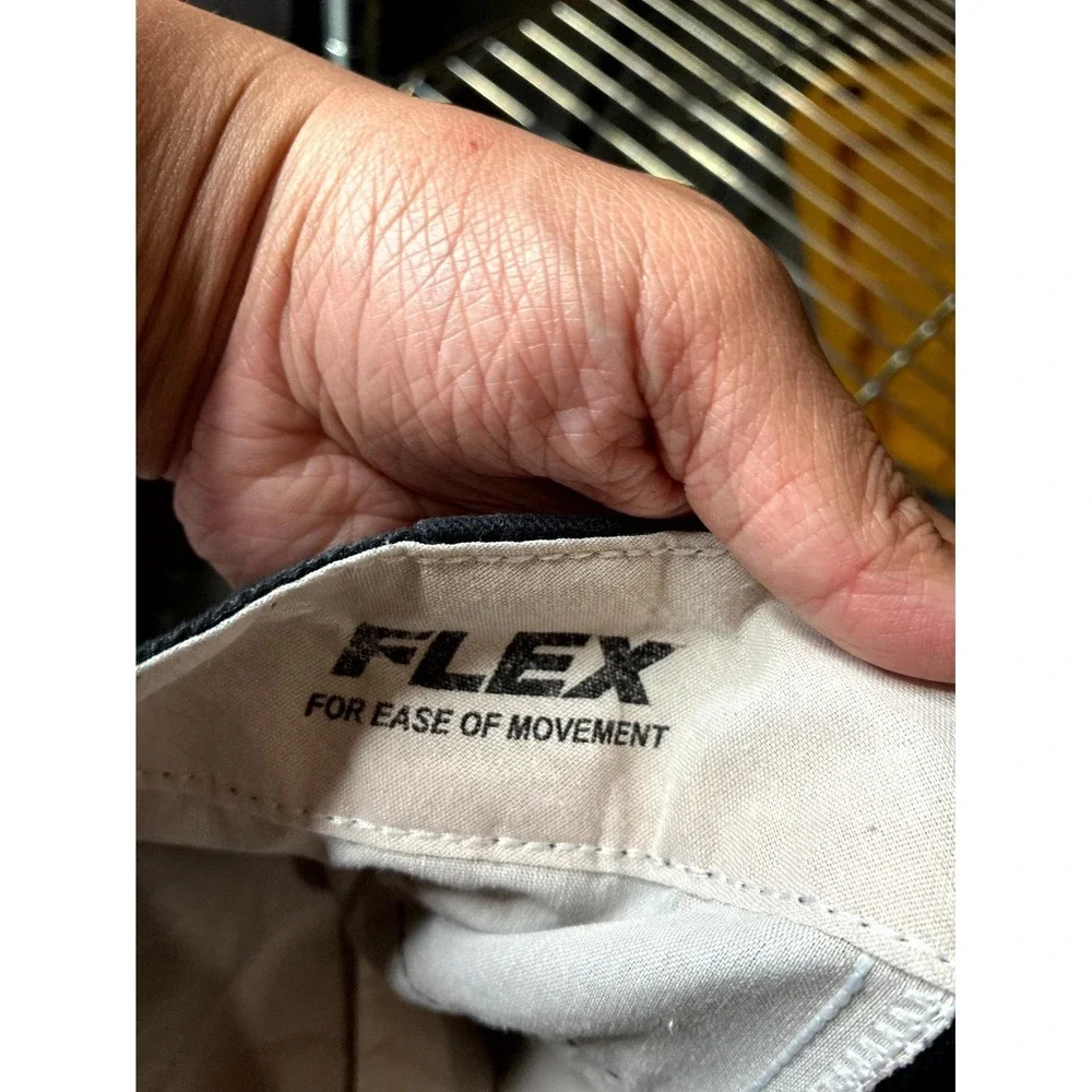 Dickies Flex Pants Men's 30x30 Black Original Fit Slash Pockets Comfort Mid Rise