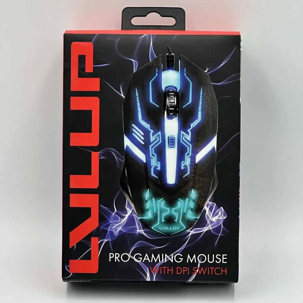 Vivitar LVLUP Pro Gaming Mouse DPI Switch Open‎ Box TESTED