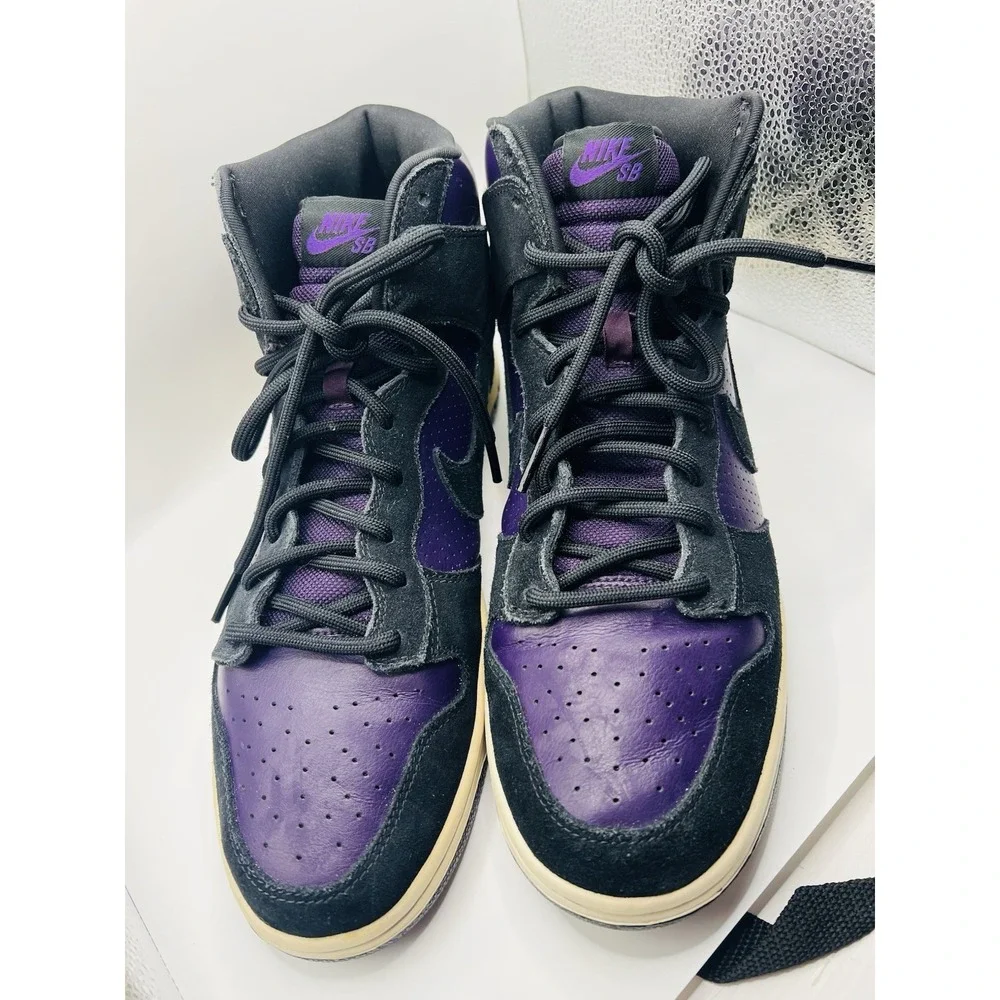 Nike Dunk High Pro‎ SB Grand Purple Black 2010 Sneakers Size 13 Shoes 305050-500