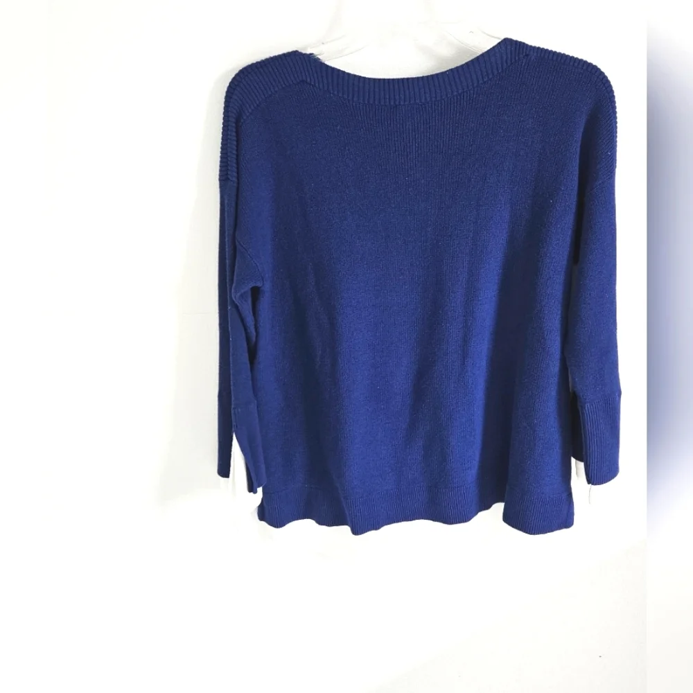 Chicos blue sweater