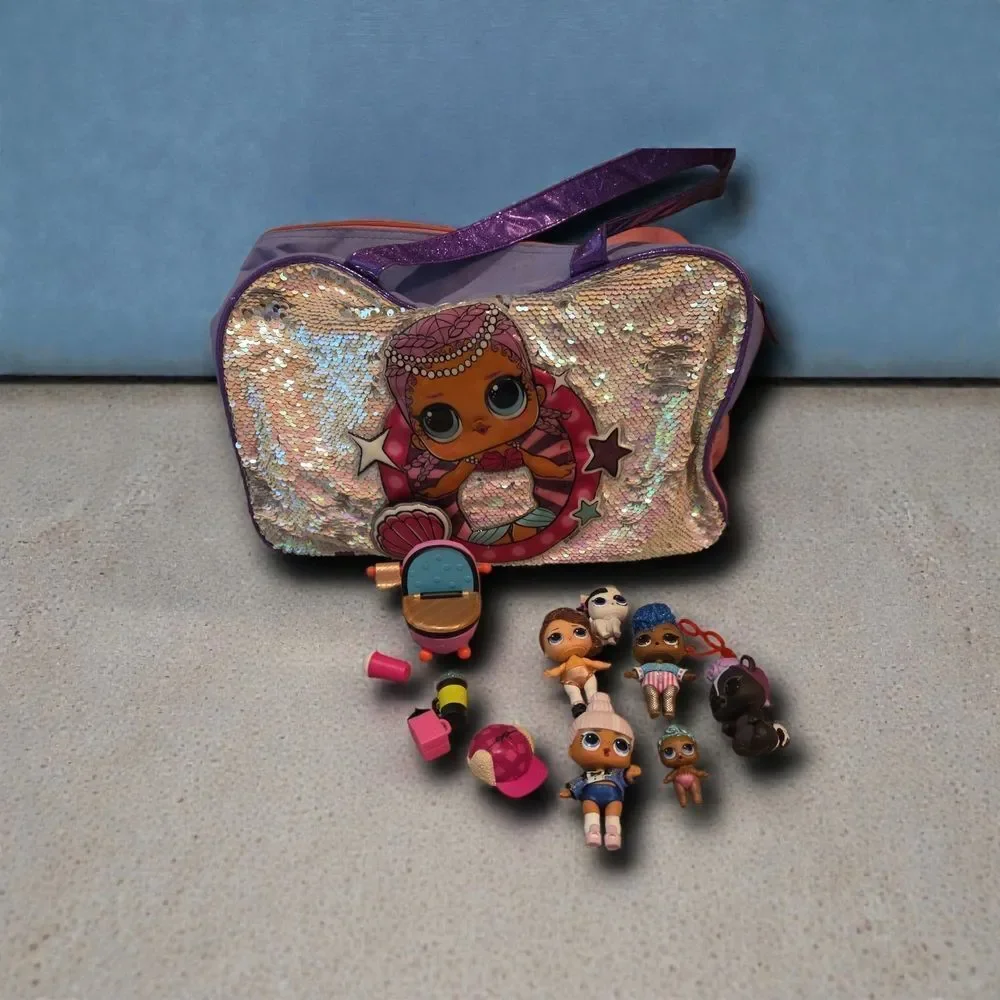 L.O.L. Surprise! Glittery Doll Set with Purple Handle
