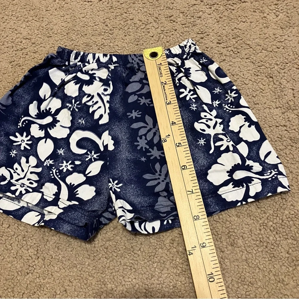 Ali'i‎ Fashions Hawaii Boys Blue Hawaiian Button Up Shirt & Short Set
