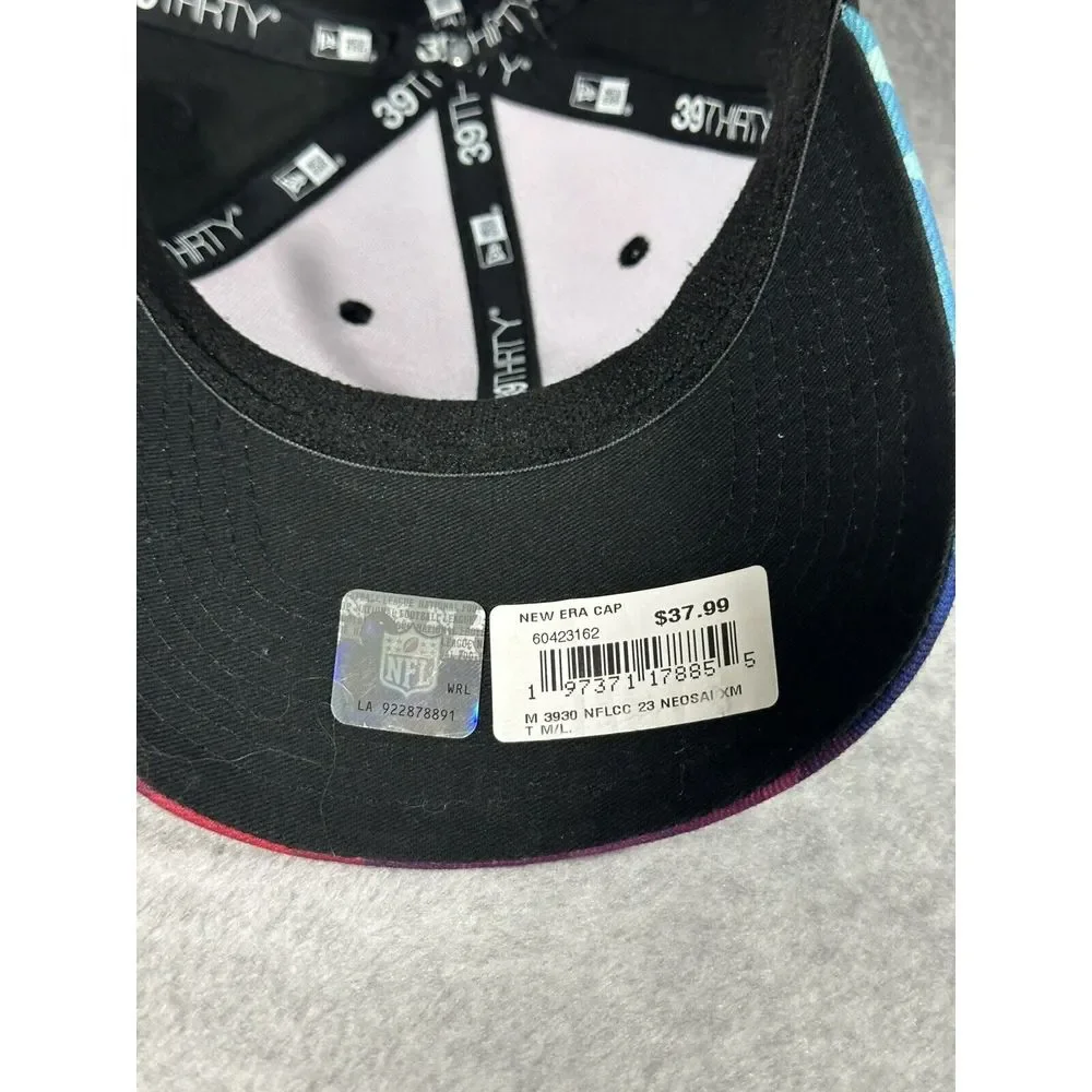 New Orlean Saints New Era Crucial Catch 39THIRTY Flex-Fit Hat Cap‎ New Size M/L