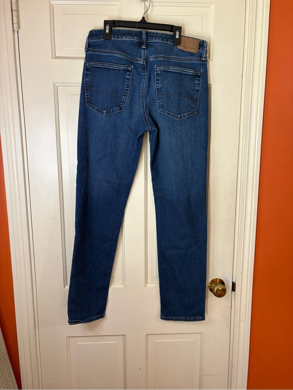 American Eagle Slim Straight Jeans Men's 31x32 Blue Denim Next level Airflex