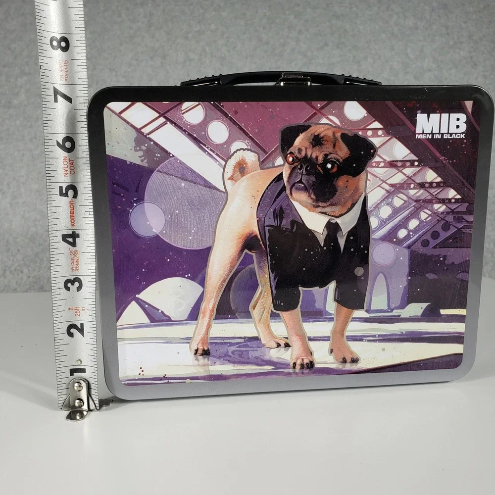 Men in Black MIB Frank the Pug Tin Lunch Box Movie Memorabilia Sci-Fi Collectibl