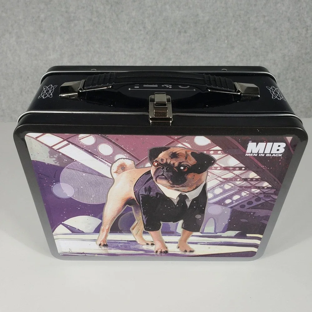 Men in Black MIB Frank the Pug Tin Lunch Box Movie Memorabilia Sci-Fi Collectibl