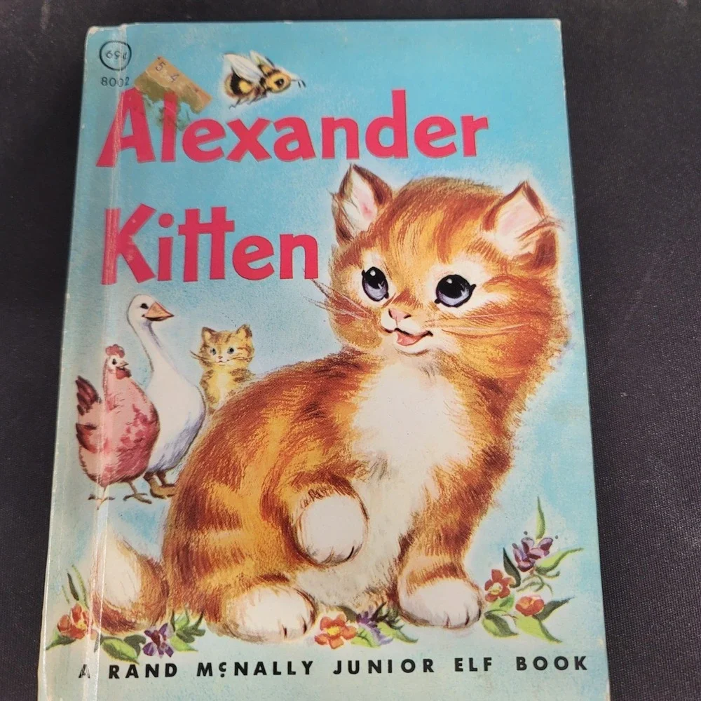 Vintage‎ Alexander Kitten Cat Rand McNally Junior Elf Book Hardcover