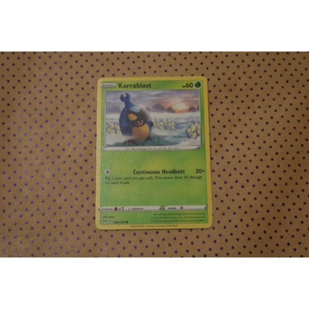 Karrablast 008/189 Pokemon Card (2020)