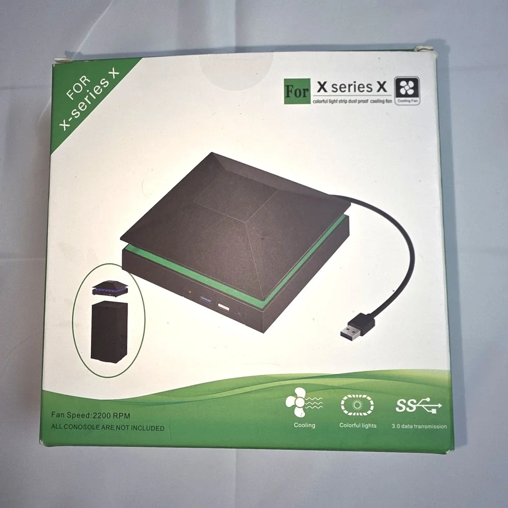 NEW Xbox Series X Cooling‎ Fan Strip Light Dust Proof