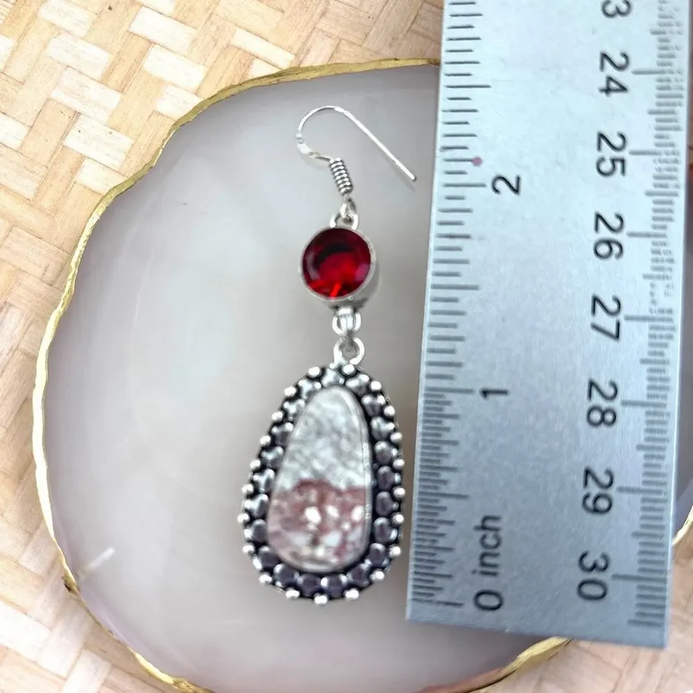 Hand Crafted garnet citrine