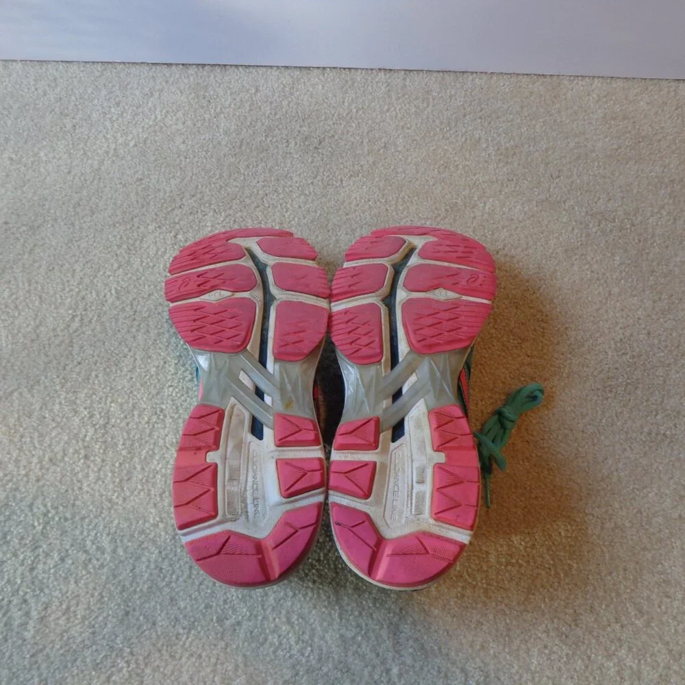ASICS GT-2000 Women's‎ Running Shoes Colorful Turquoise & Pink T656N Size 9 EUC