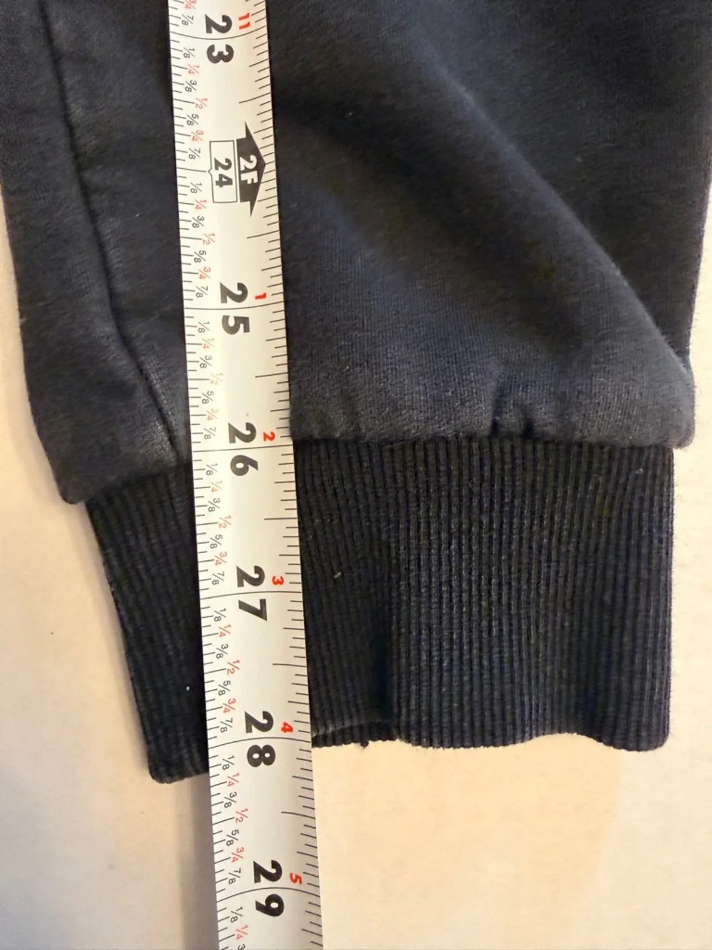 The Barbell Cartel size inseam