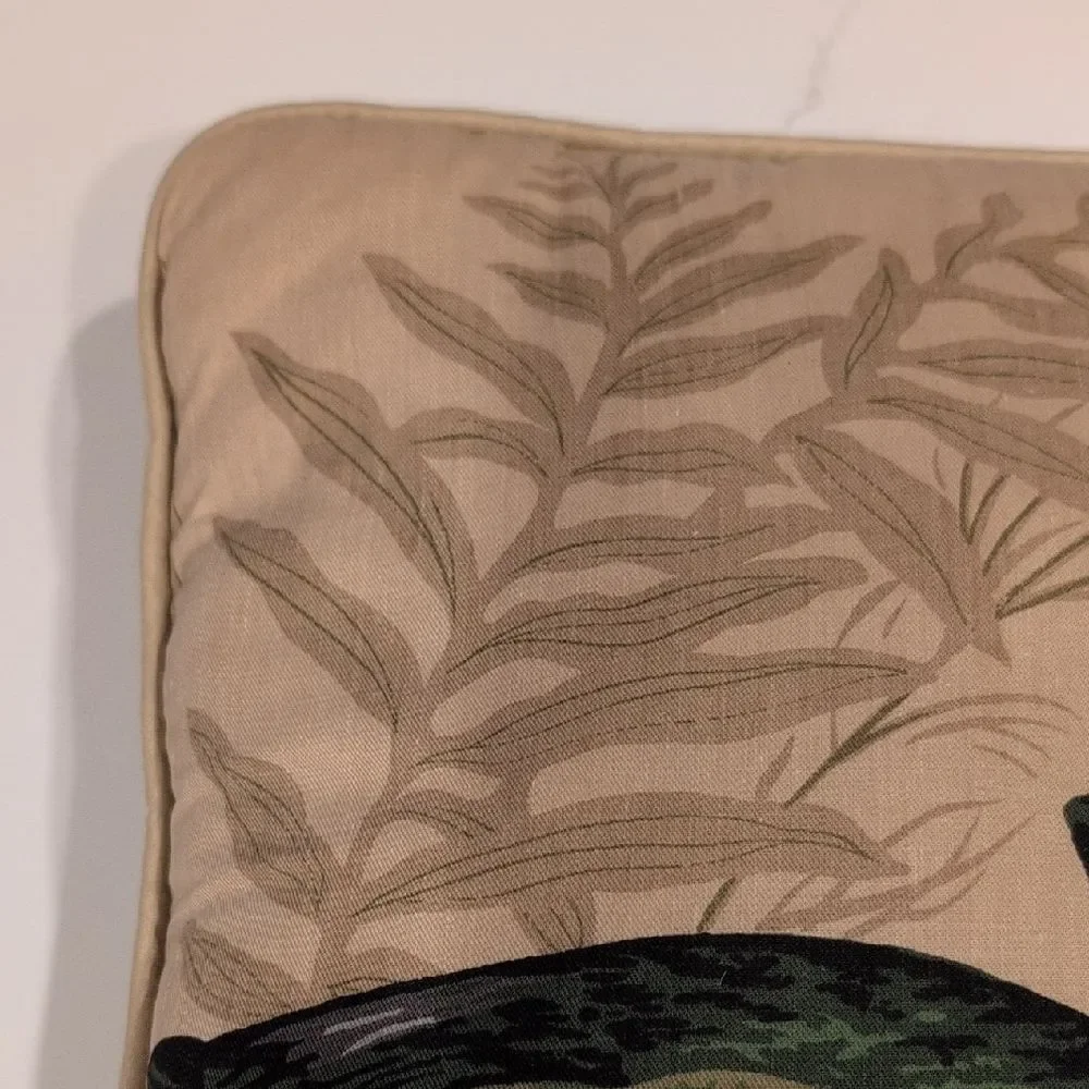 Red Breasted Merganser Decorative Pillow Rustic Cottage Lake Cabin