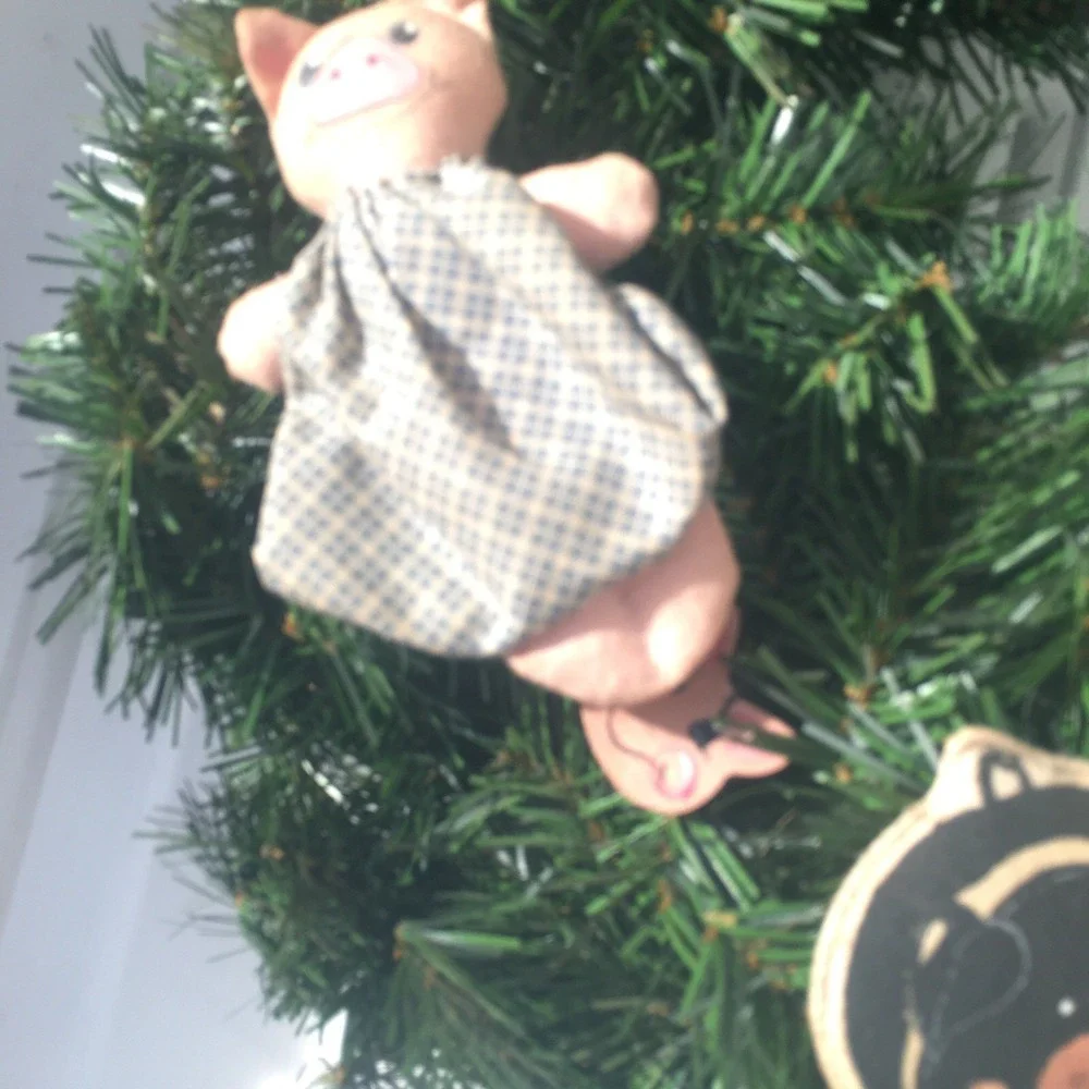 Handmade primitive evergreen