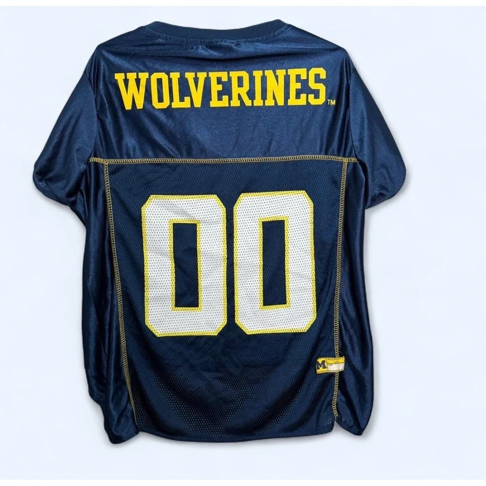 Wolverines Navy Blue‎ Jersey For Dogs XL Tailgate NCAA Michigan Game Day Pets