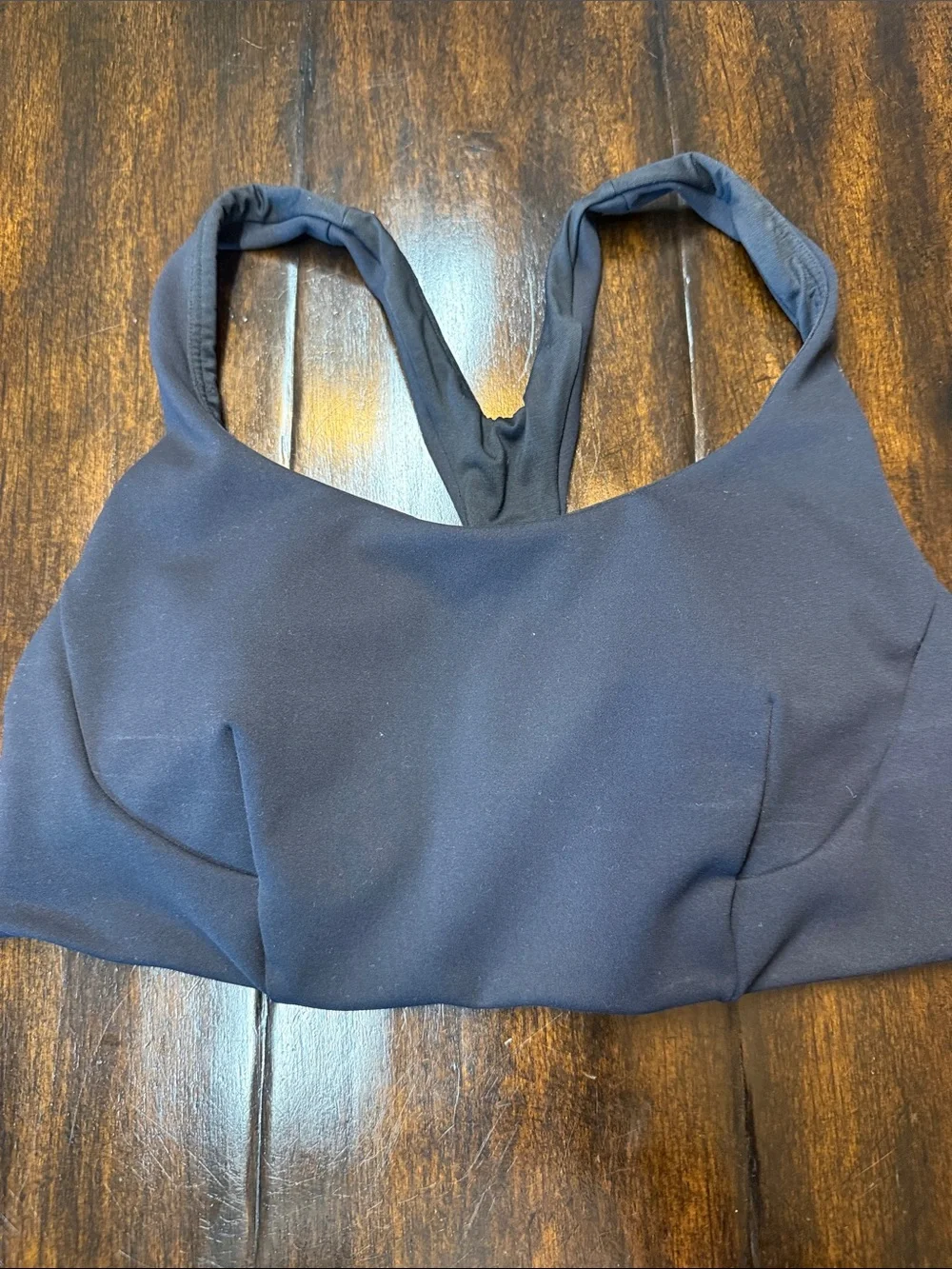 lululemon athletica Black Racerback Sports Bra