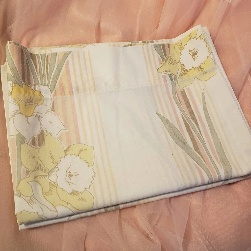 Vintage pillowcases floral