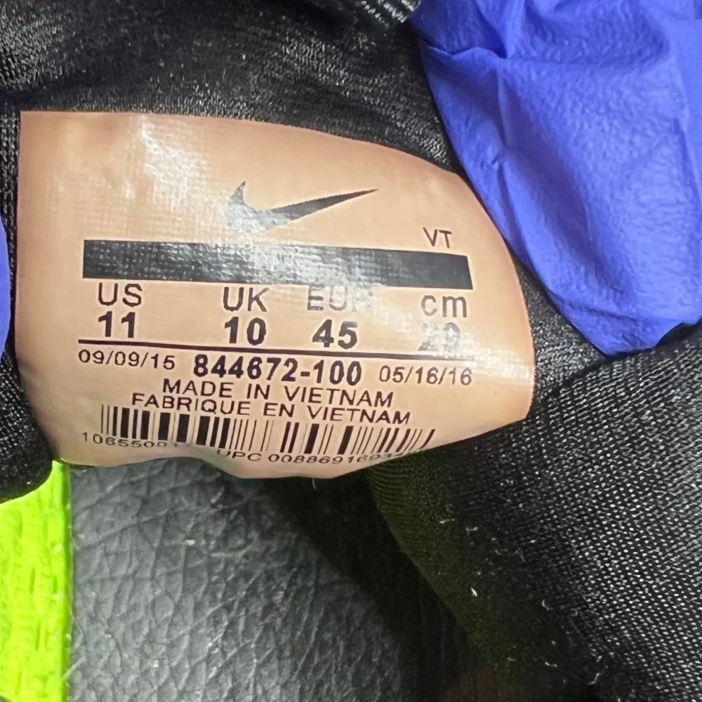Nike Air Presto Mid x Acronym Volt Hot Lava Black 844672-100 Mens Sneaker 11