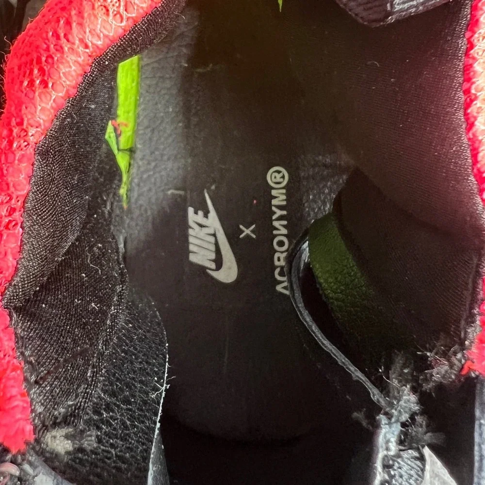 Nike Air Presto Mid x Acronym Volt Hot Lava Black 844672-100 Mens Sneaker 11