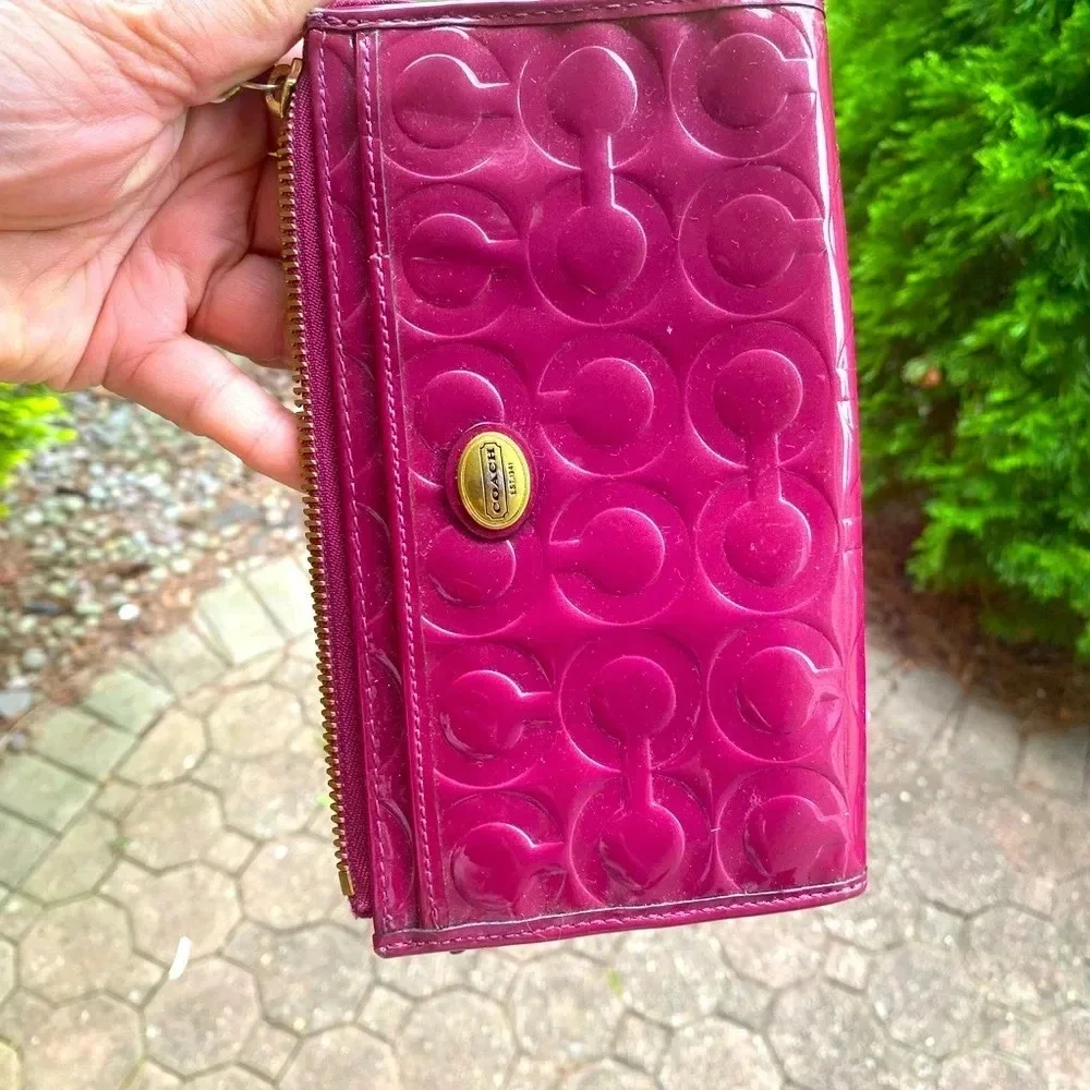 Coach CC Monogrammed Wristlet/Wallet
