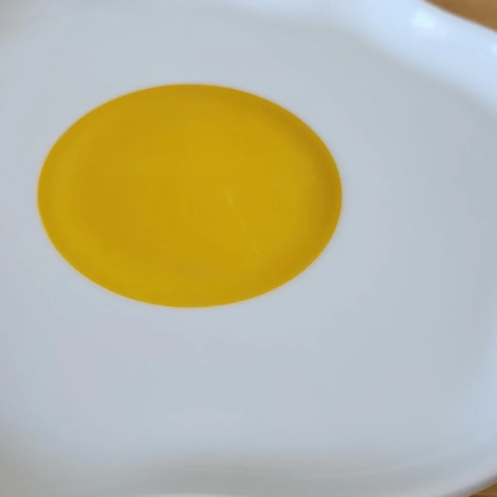 Crate & Barrel Egg Plates Set of Two