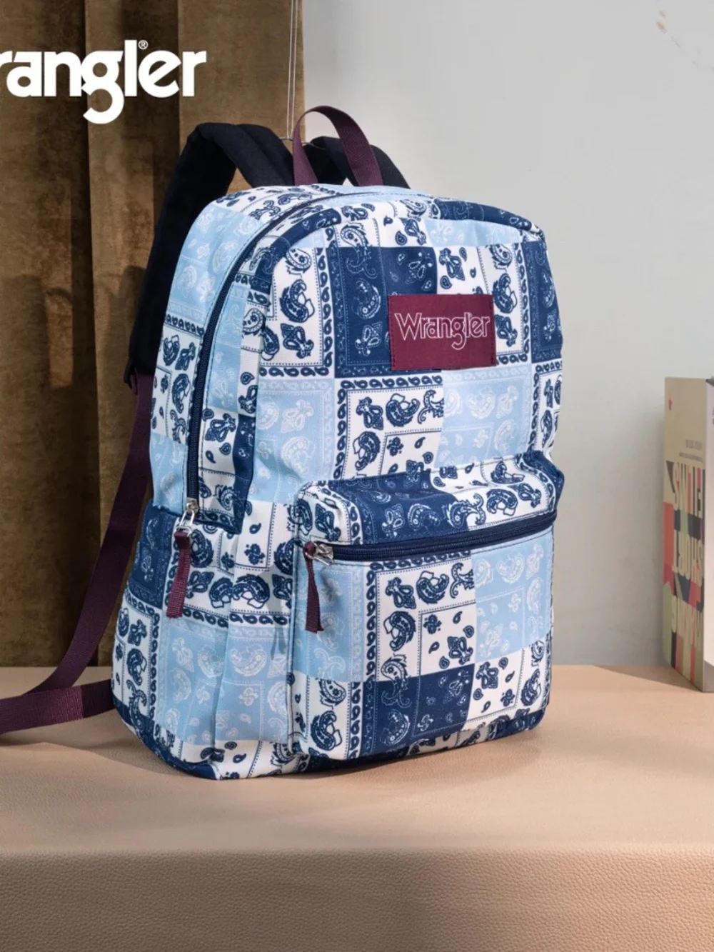 Wrangler Paisley Print Backpack - Jean