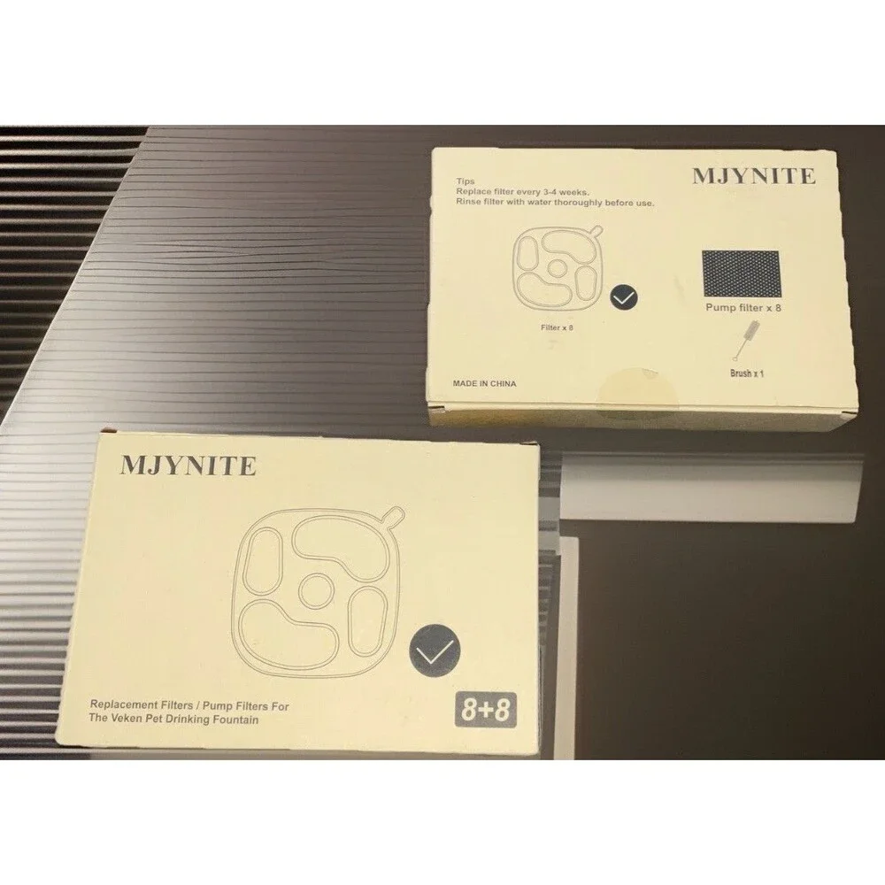 MJYNITE Replacement Filter/Pump Filters For Veken Pet Drinking Fountain 8+8