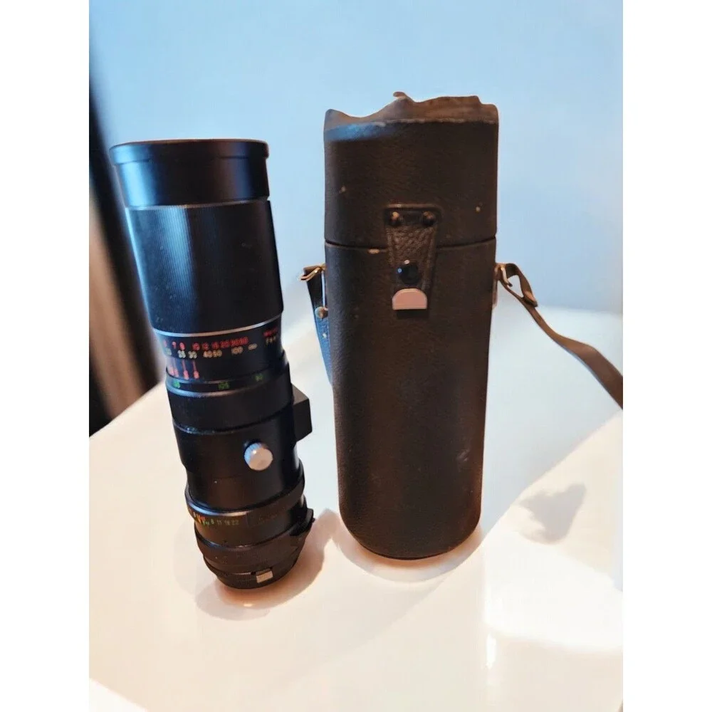 Vivitar 90-230mm f/4.5 Zoom Lens Tokina Miranda MIR Mount Vintage Japan Case