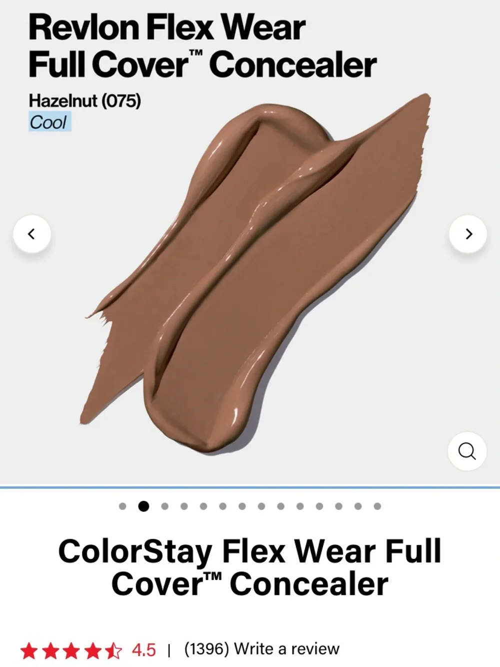 Revlon color stay flex wear full cover concealer