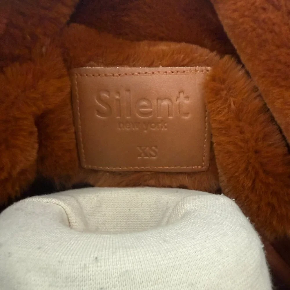 Blank NYC Silent Faux Fur Coat NWOT Nutmeg Size XS