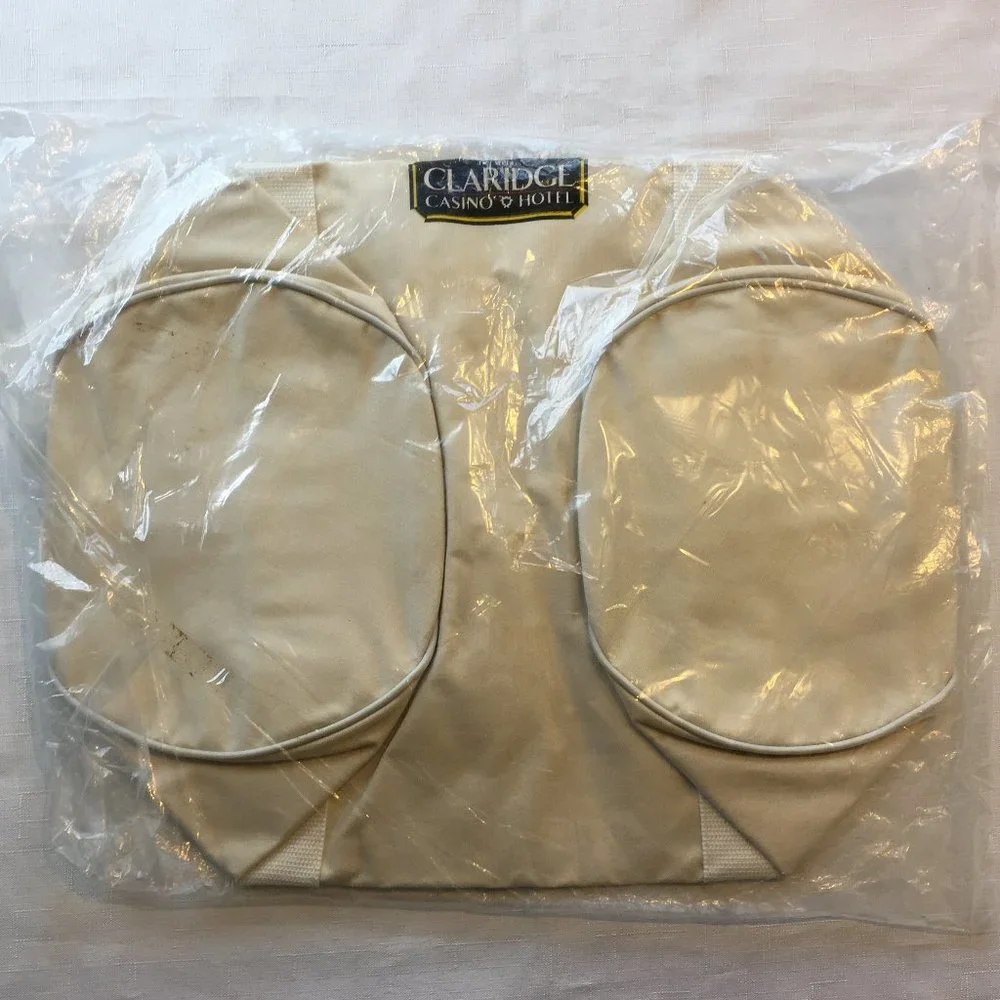 Vintage 1990s Claridge Casino Hotel Canvas Duffel Bag Collectable