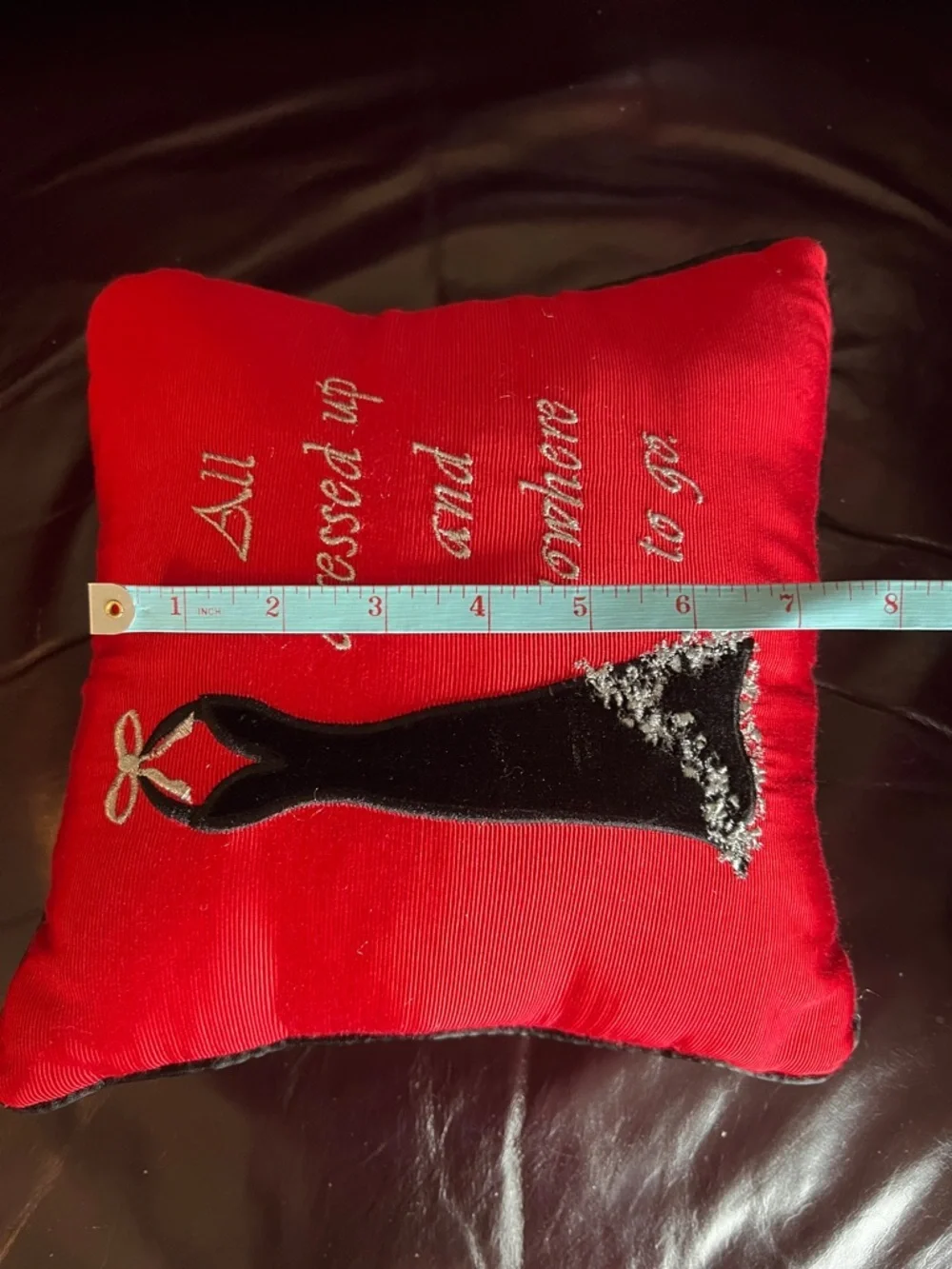 N/A red throw