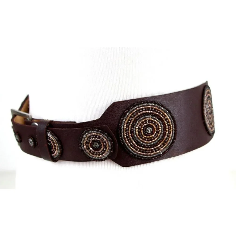HandCrafted brown embellished
