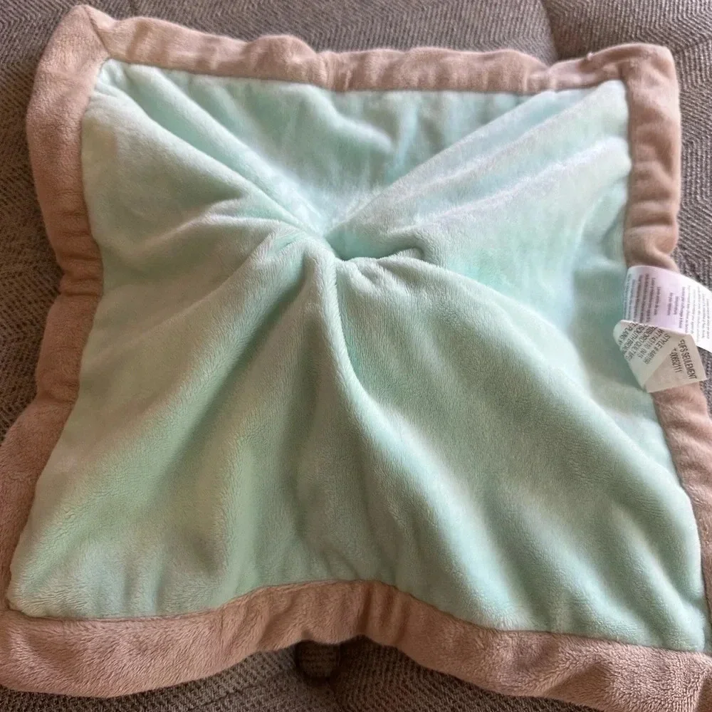 Carter’s Plush Tan Bear Lovey Security Blanket Gender Neutral Baby Comfort Toy